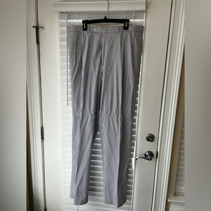 Berle blue and white seersucker pants